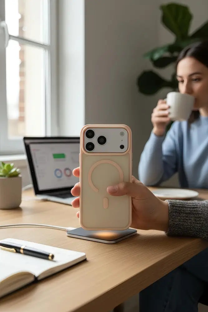 Pink Matte MagSafe - Funda para iPhone