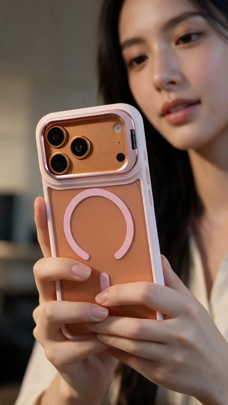 Pink Matte Super Armour funda magsafe protección total para iPhone - Funda para iPhone