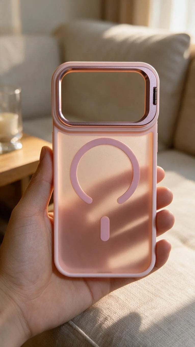 Pink Matte Super Armour funda magsafe protección total para iPhone - Funda para iPhone