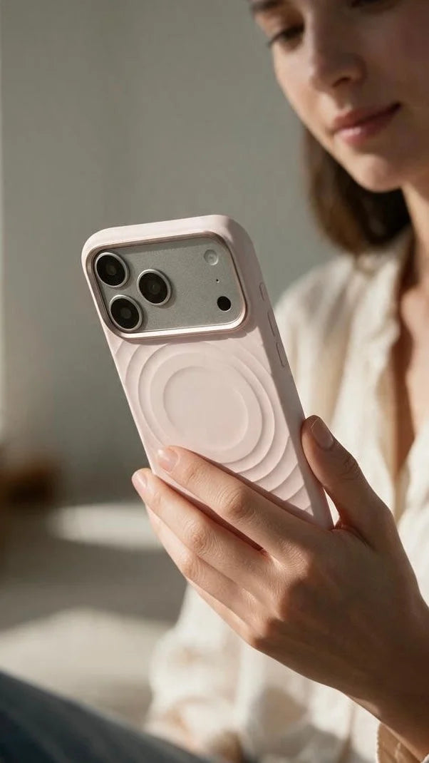 Pink Super Silicon Funda MagSafe de Silicona Premium para iPhone - Funda para iPhone