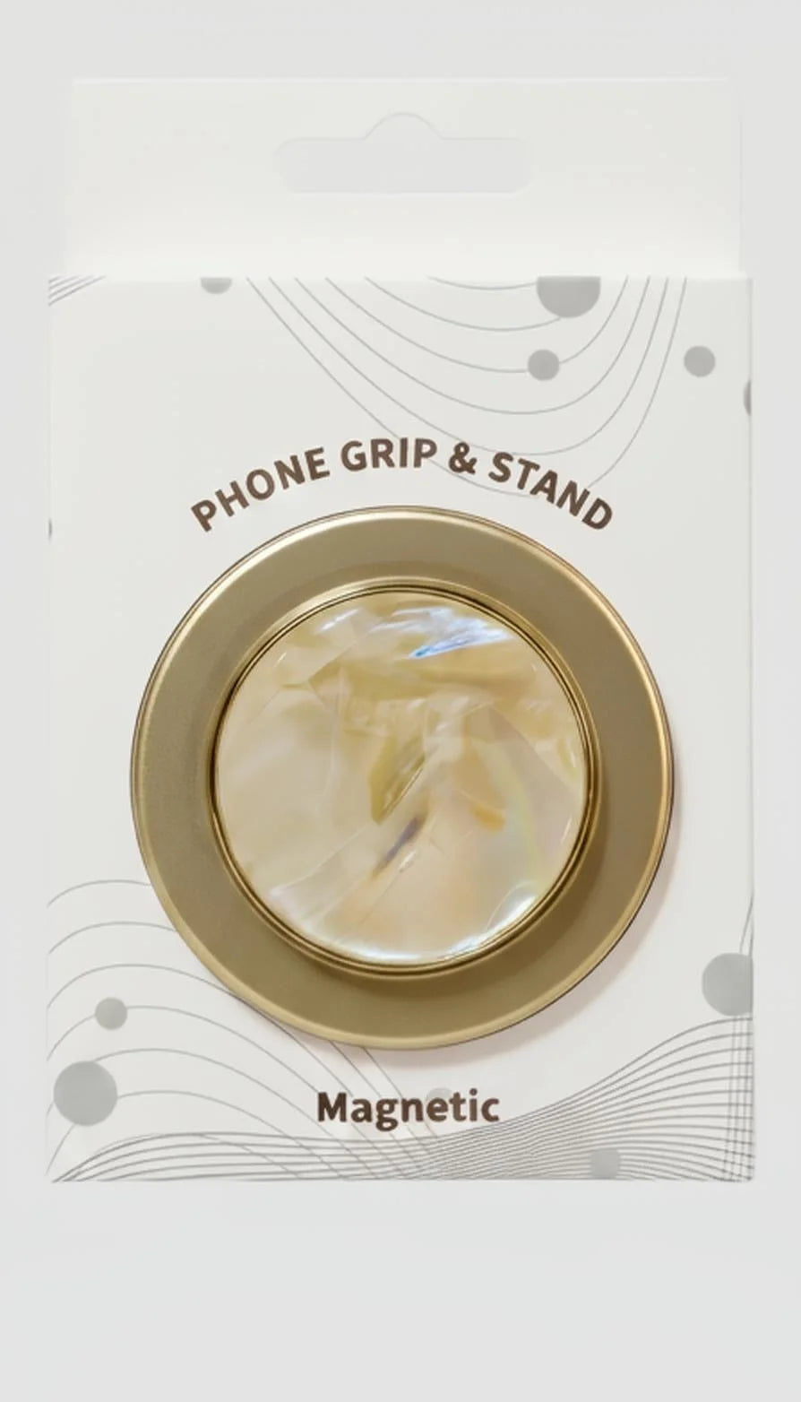 Pop Socket Metálico MagSafe pop socket magnético para iPhone - Oro 1
