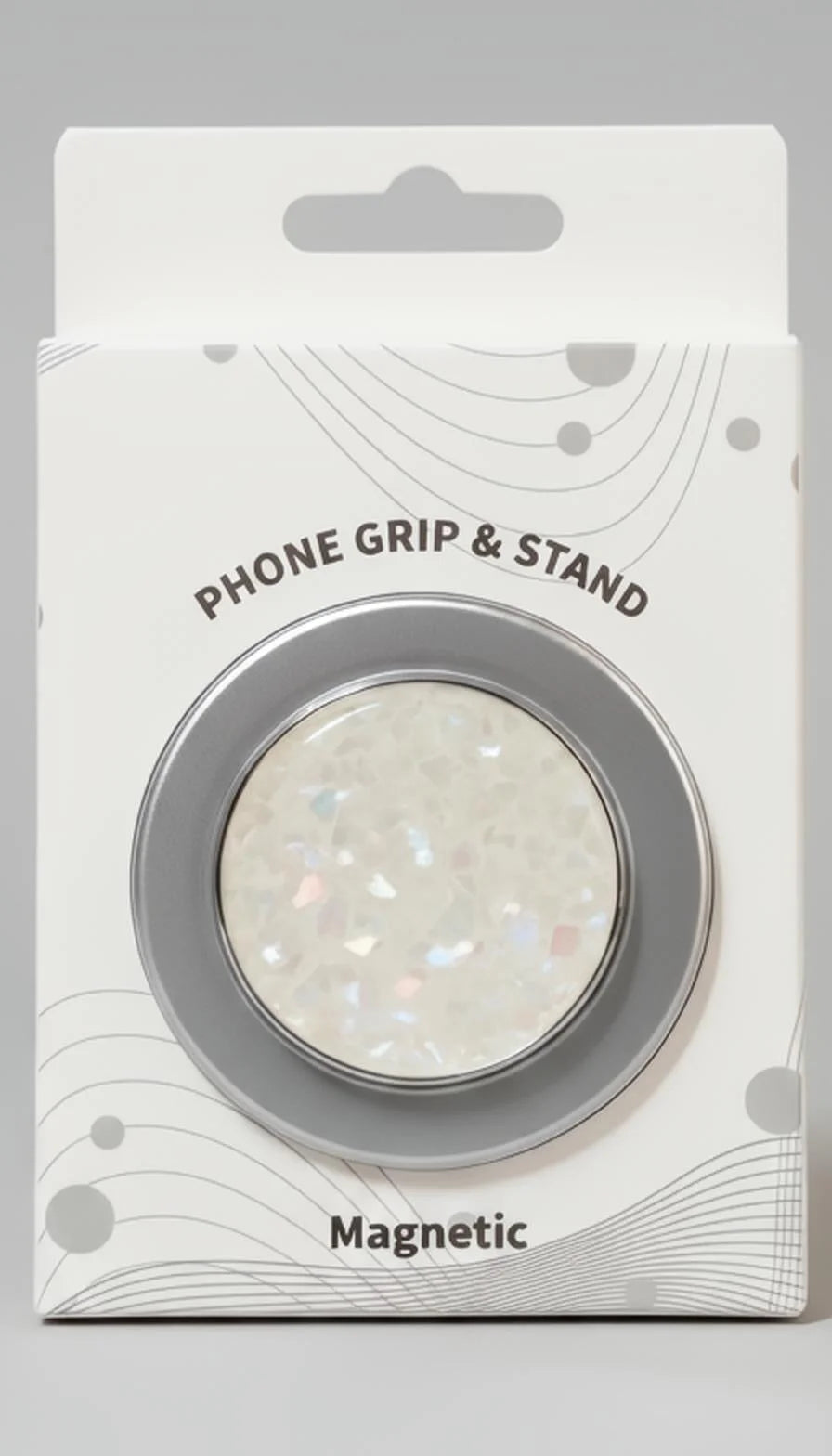 Pop Socket Metálico MagSafe pop socket magnético para iPhone - Plata 2