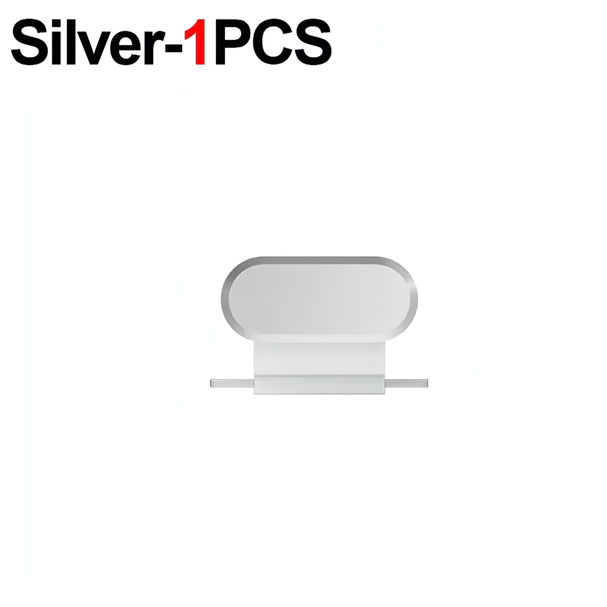 PROTECTOR DE PUERTO EE CARGA TIPO C - Plata - Protector de celular