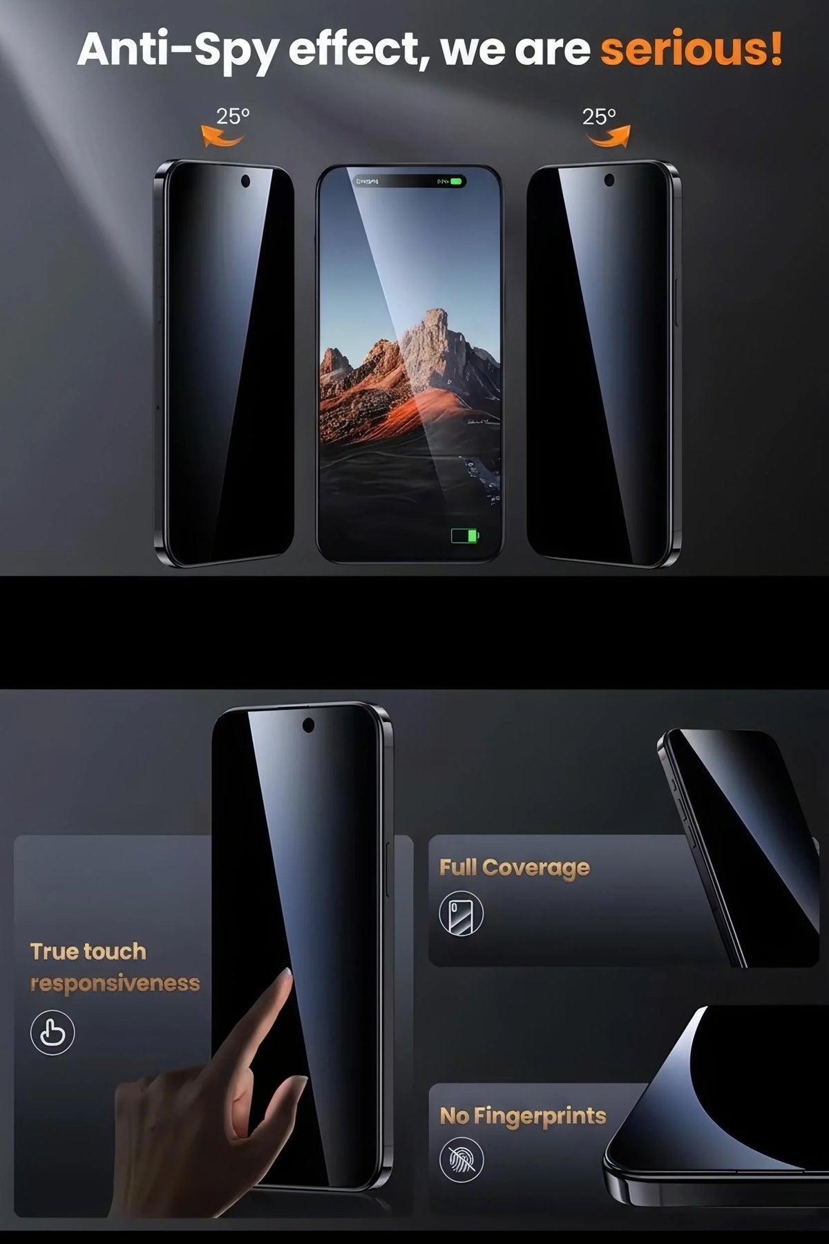 SUPER GLASS PRIVACIDAD - Protector de celular