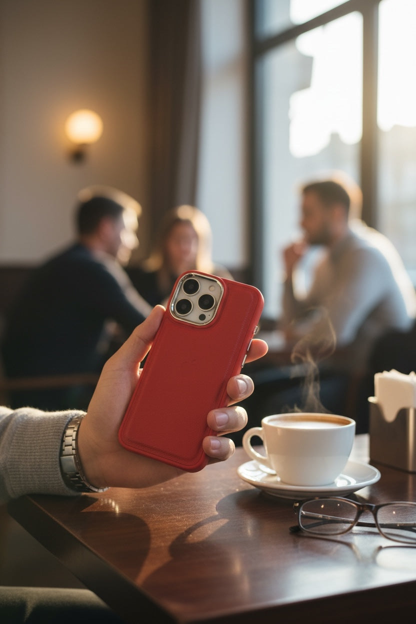 Red Leather X - iPhone 16 Pro Max - Funda para iPhone