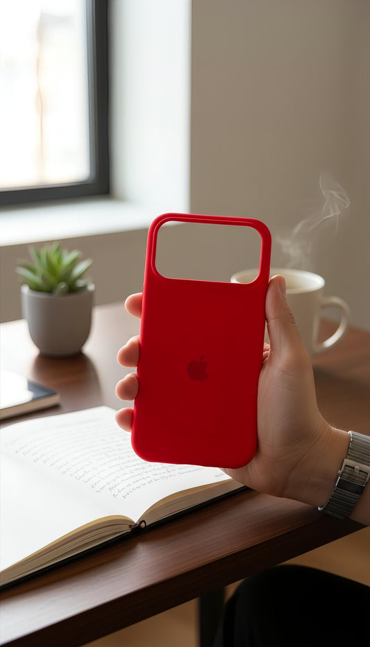 Red Silicon Case Funda de silicona alta calidad para iPhone - Funda para iPhone
