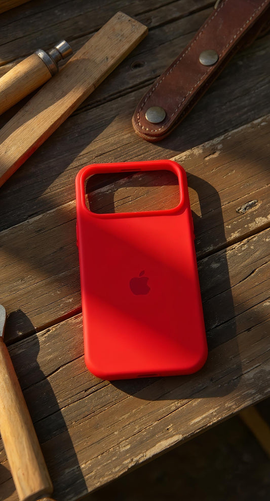 Red Silicon Case Funda de silicona alta calidad para iPhone - Funda para iPhone