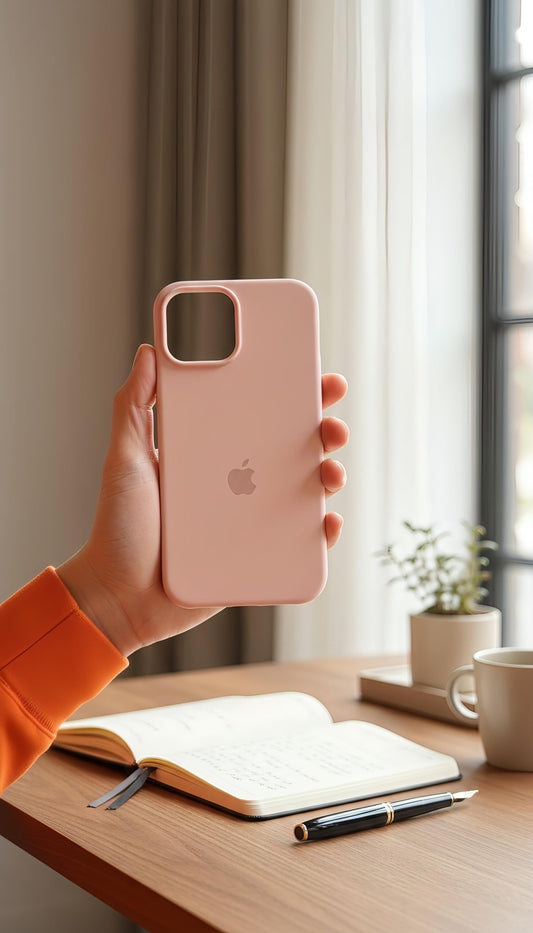 Rosa Silicon Case Funda de silicona alta calidad para iPhone - Funda para iPhone