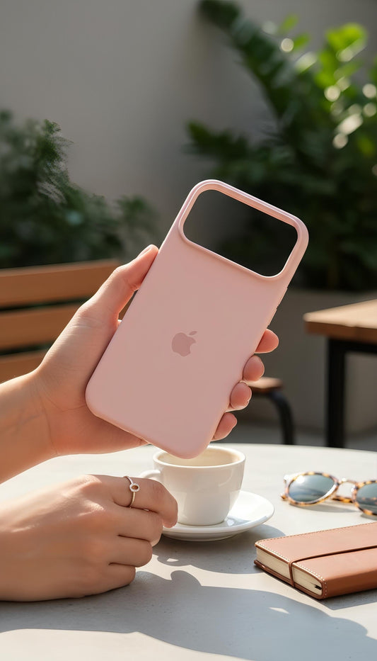Rosa Silicon Case Funda de silicona alta calidad para iPhone - Funda para iPhone
