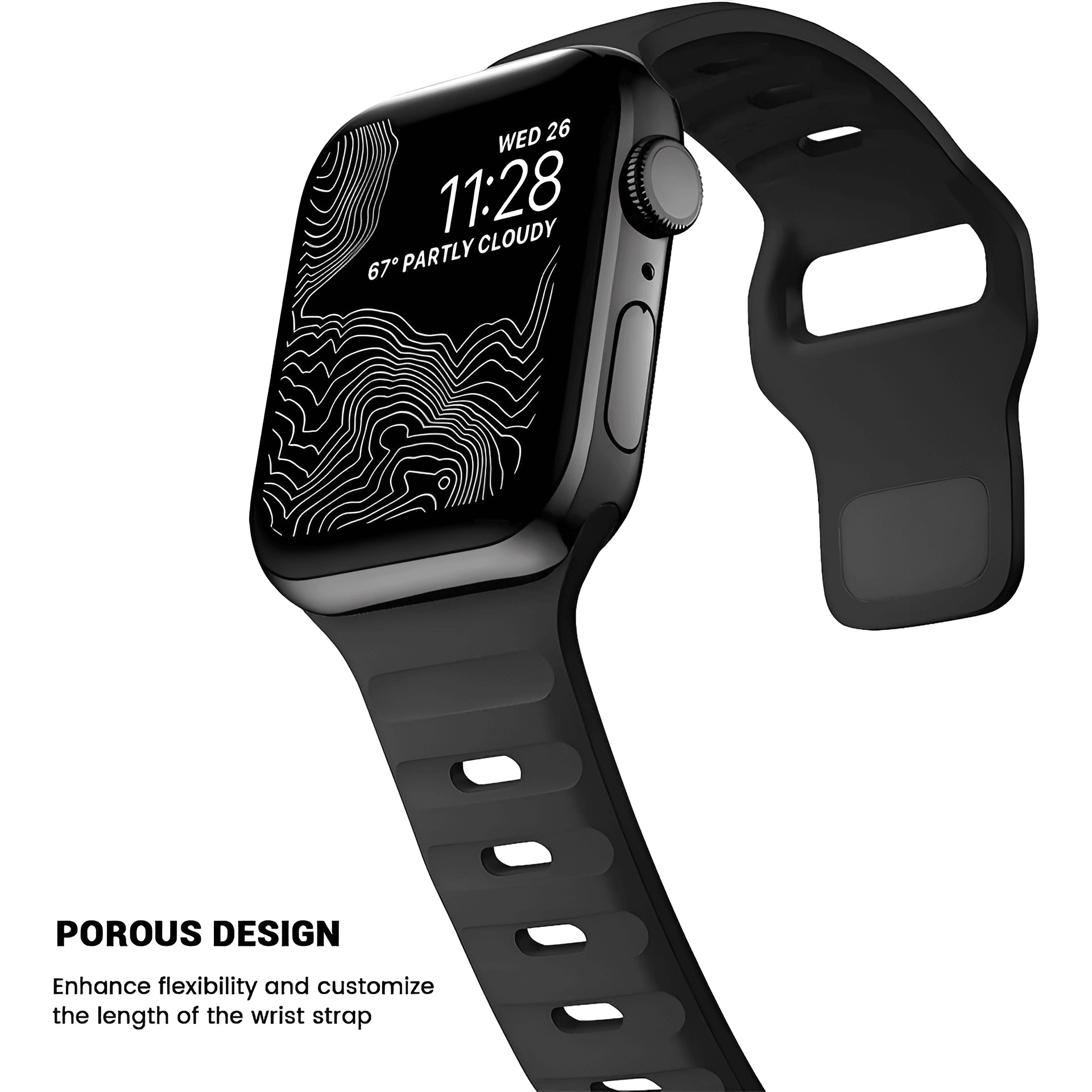 Funda para iPhone Silicon Ultra Correa para Apple Watch - Stretto X