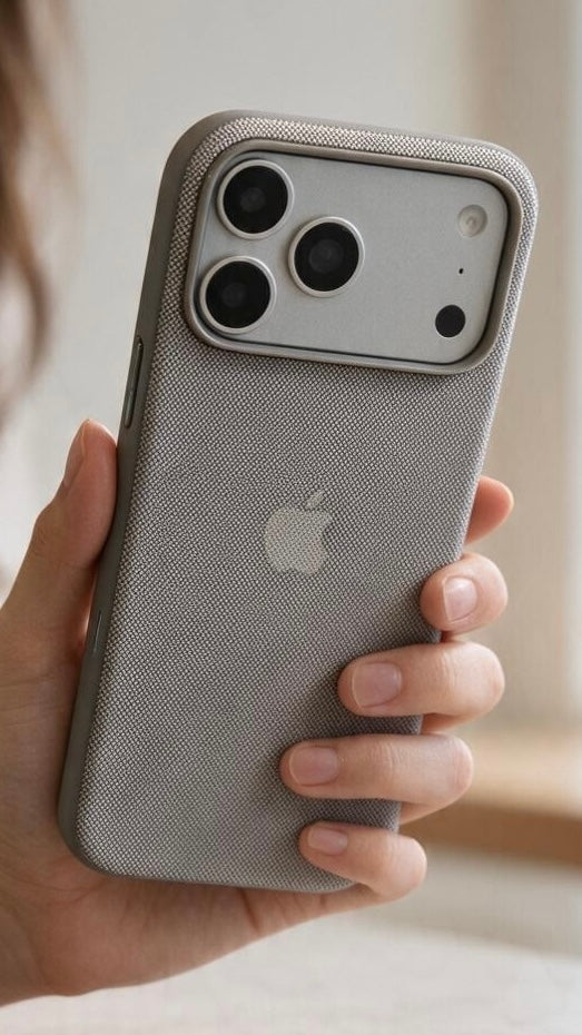 Silver TW Case para iPhone | Funda Tejida Premium con MagSafe