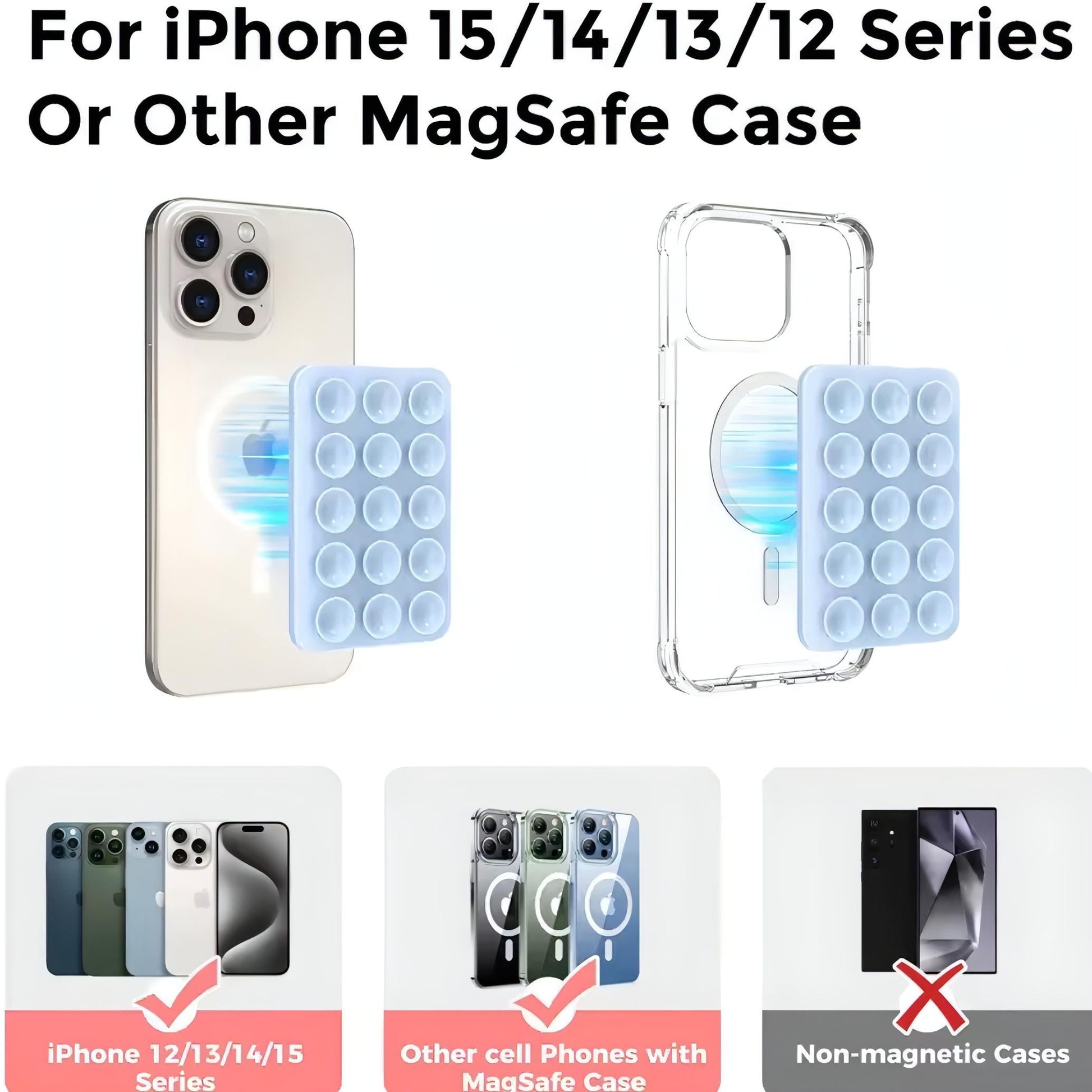 Stick It MagSafe - Funda para iPhone