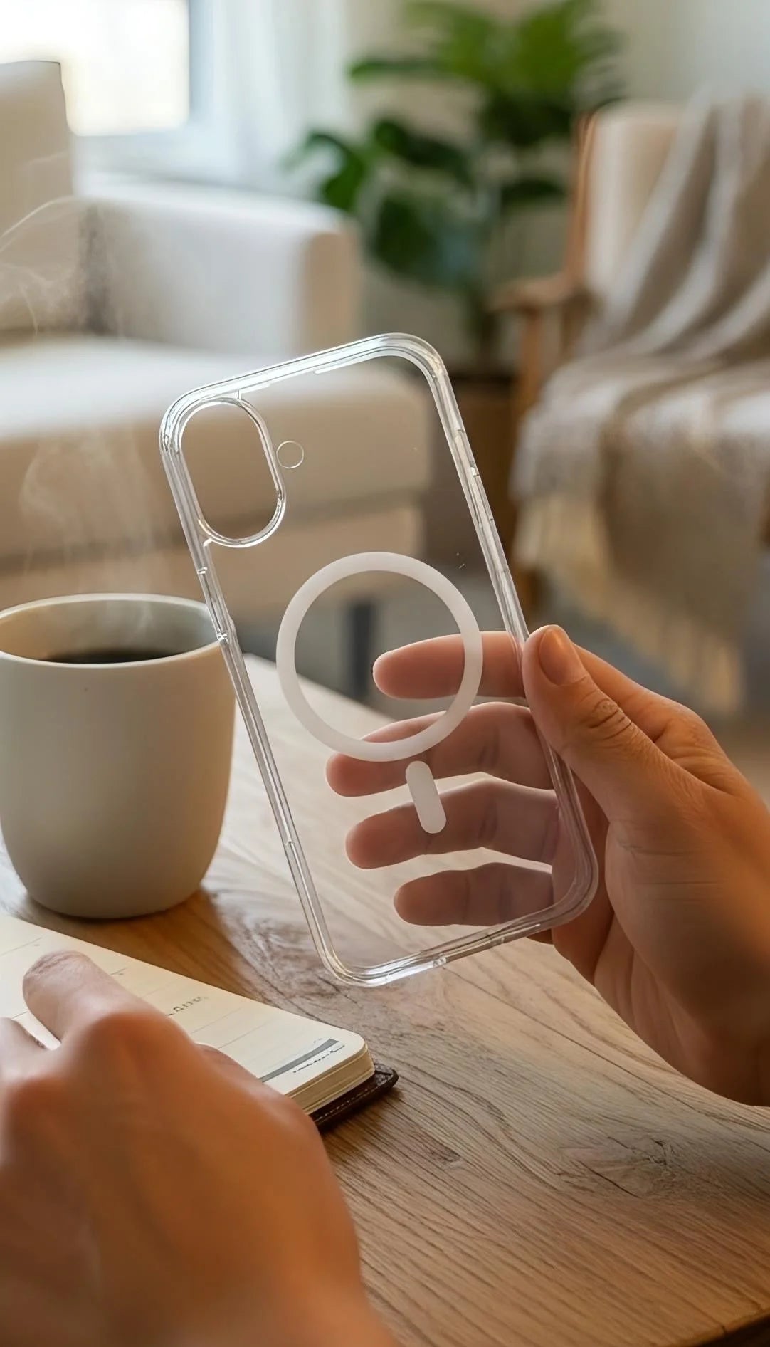 Super Clear MagSafe funda con protección avanzada contra impactos - iPhone 17 - Funda para iPhone