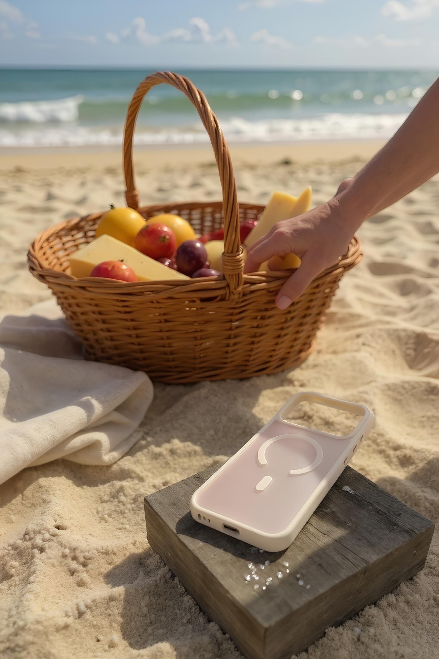 White Matte MagSafe - Funda para iPhone