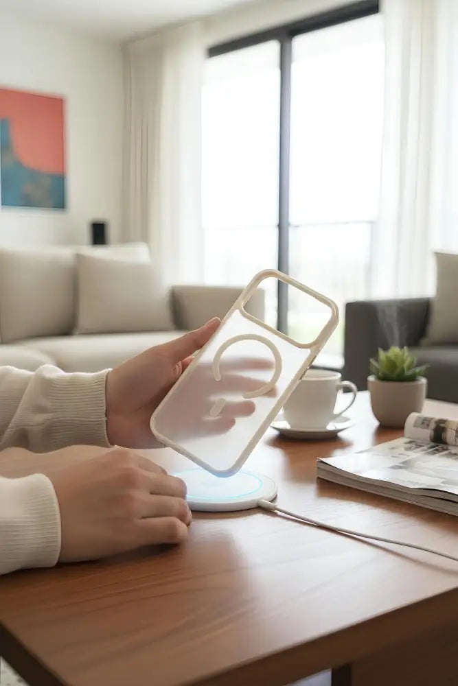 White Matte MagSafe - Funda para iPhone