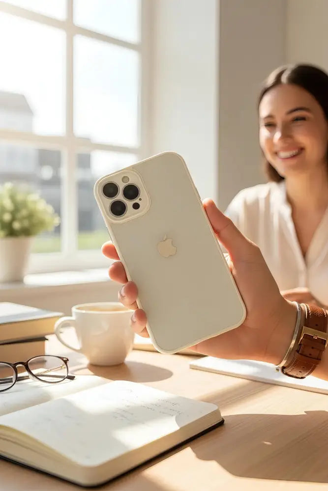 White Super Shield - Funda para iPhone