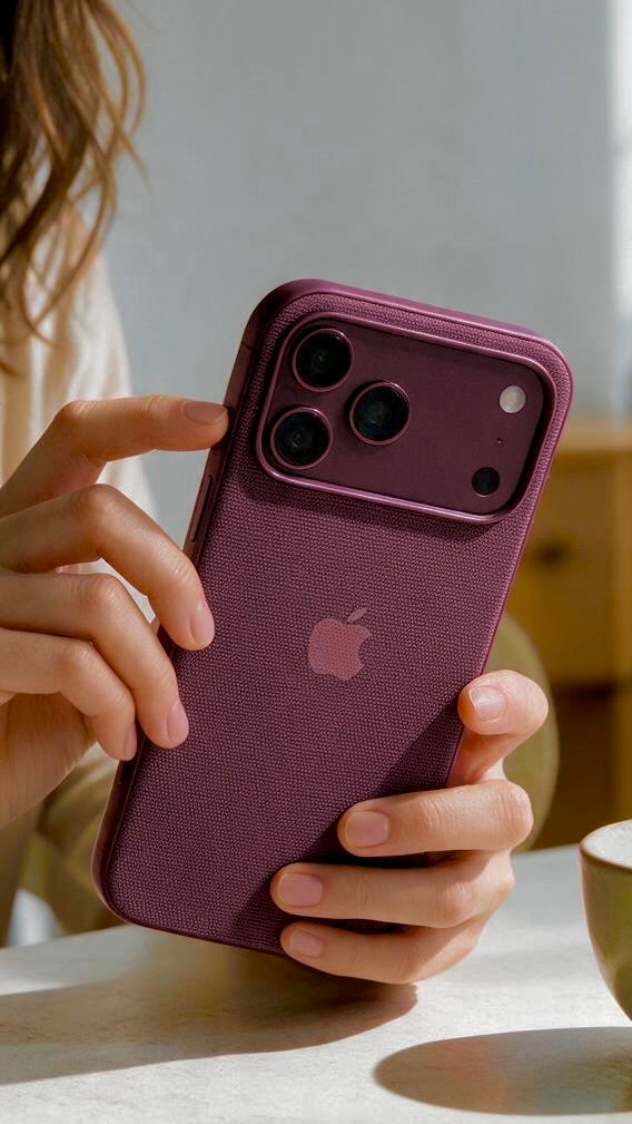 Wine TW Case para iPhone | Funda Tejida Premium con MagSafe