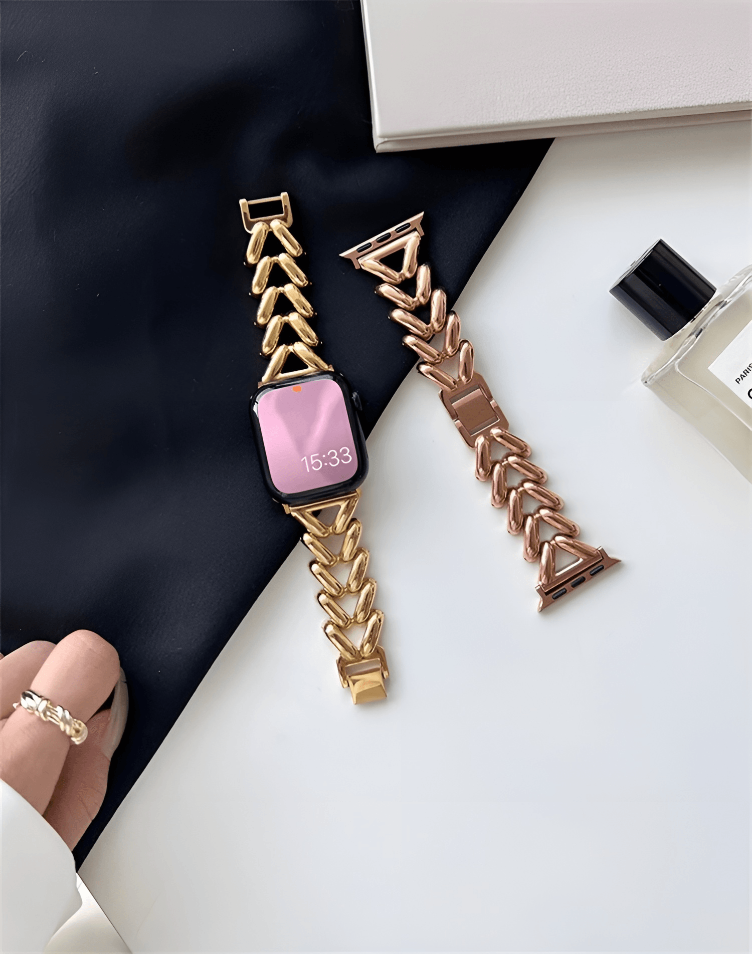 Brazalete Heart Chain para Apple Watch - Stretto X