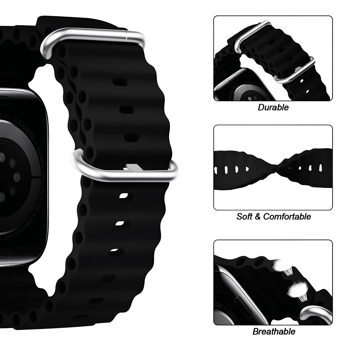 Ocean Sport Strap para Apple Watch - Stretto X